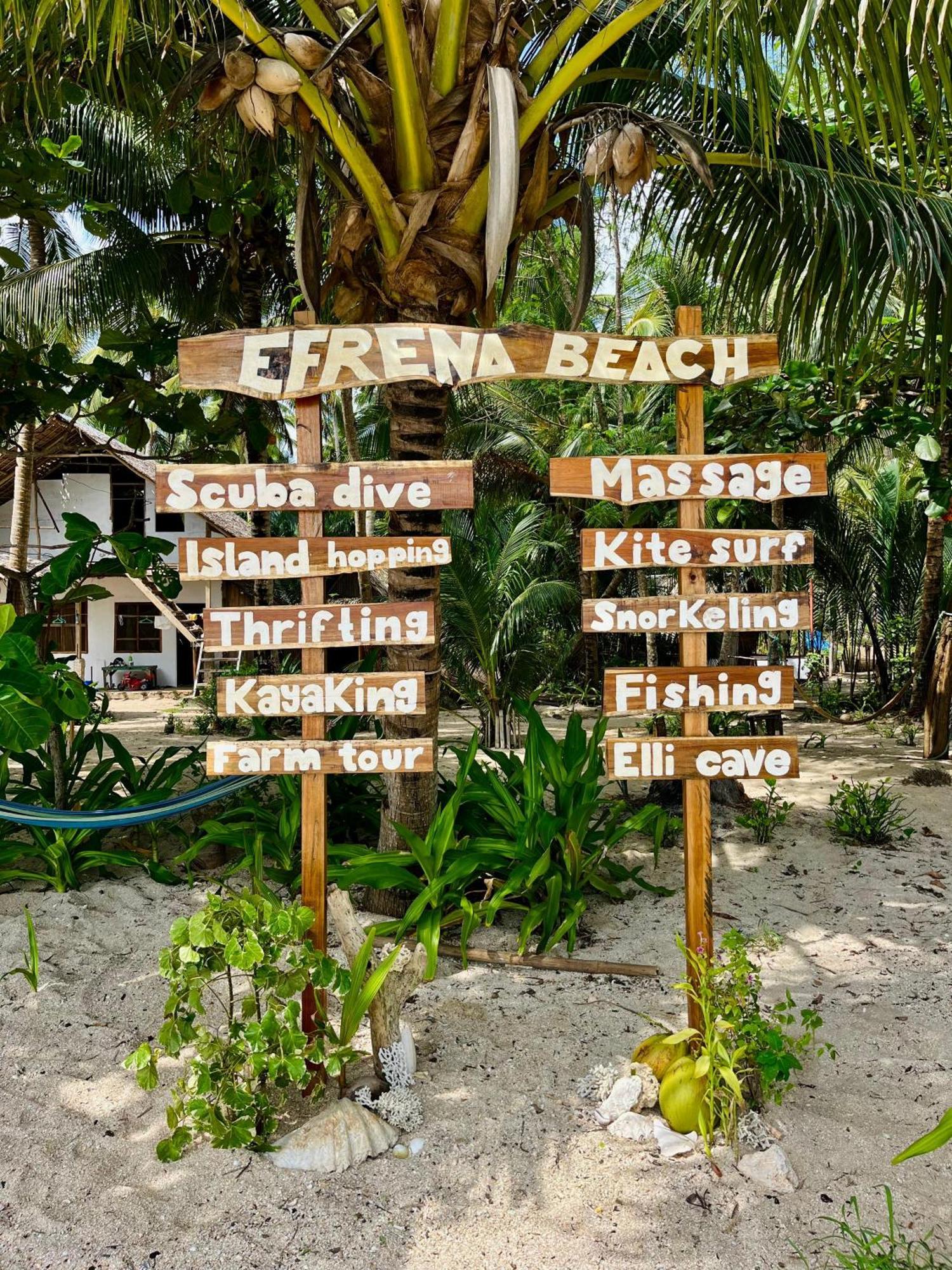 Efrena Agro Tourism Beach El Nido Exterior foto